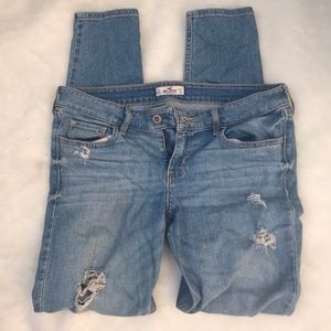 Hollister Distressed Straight Fit Jeans Size 7